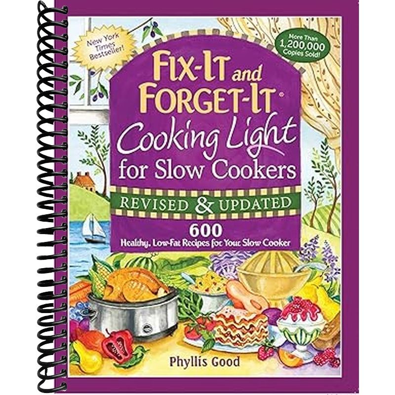 Fix-It and Forget-It Cooking Light for Slow Cookers Book Cover