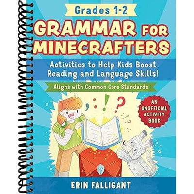 Grammar for Minecrafters: Grades 1â€“2 Book Cover