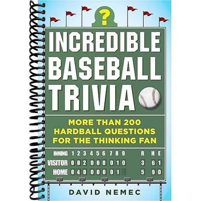 Incredible Baseball Trivia Book Cover
