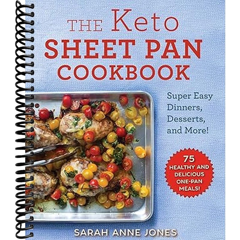 Keto Sheet Pan Cookbook Book Cover