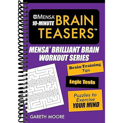 Mensa® 10-Minute Brain Teasers Book Cover