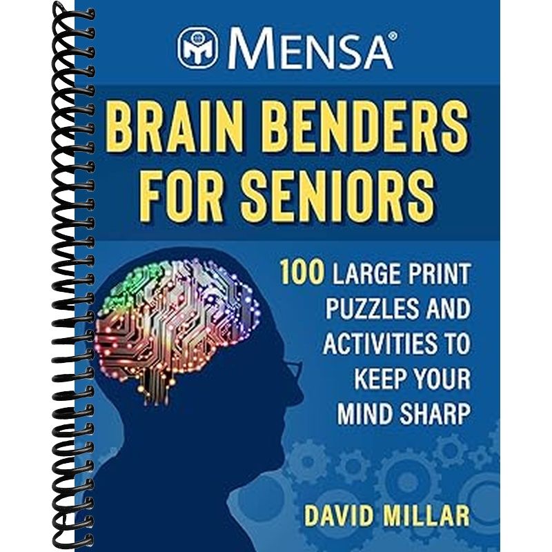 Mensa® Brain Benders for Seniors Book Cover