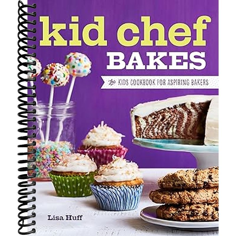 book titled Kid Chef Bakes: The Kids Cookbook for Aspiring Bakers