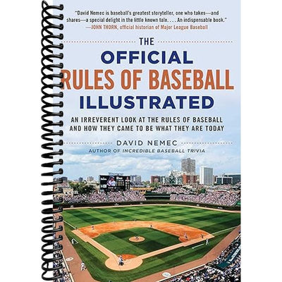 Official Rules of Baseball Illustrated Book Cover