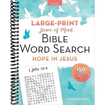 Peace of Mind Bible Word Search: Hope in Jesus Book Cover