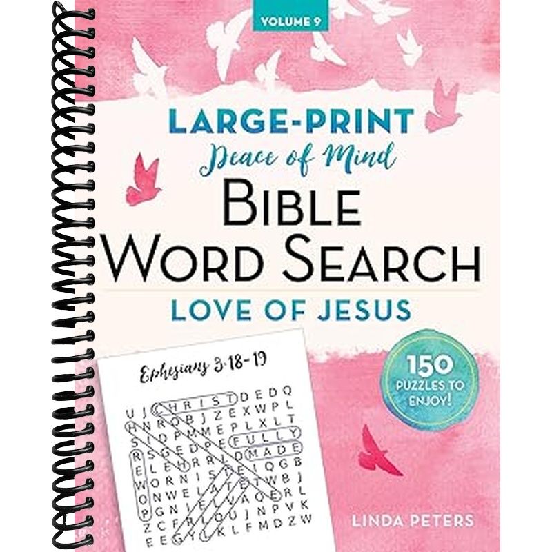 Peace of Mind Bible Word Search Love of Jesus Book Cover