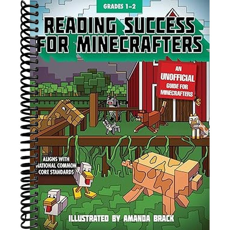 Reading Success for Minecrafters: Grades 1-2 Book Cover