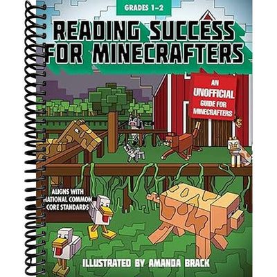 Reading Success for Minecrafters: Grades 1-2 Book Cover