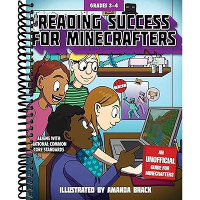 Reading Success for Minecrafters: Grades 3-4 Book Cover