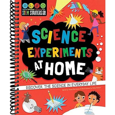 STEM Starters for Kids Science Experiments at Home Book Cover