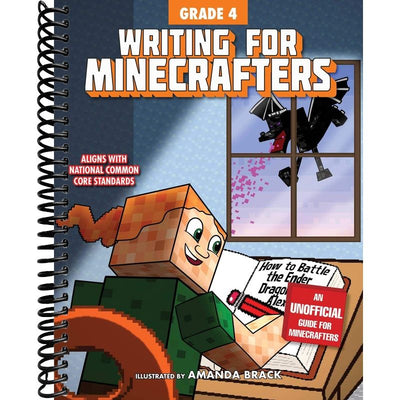 Writing for Minecrafters: Grade 4 front cover