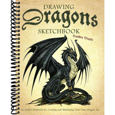 Drawing Dragons Sketchbook: An Artist's Notebook for Creating and Illustrating Your Own Dragon Art (How to Draw Books) front cover