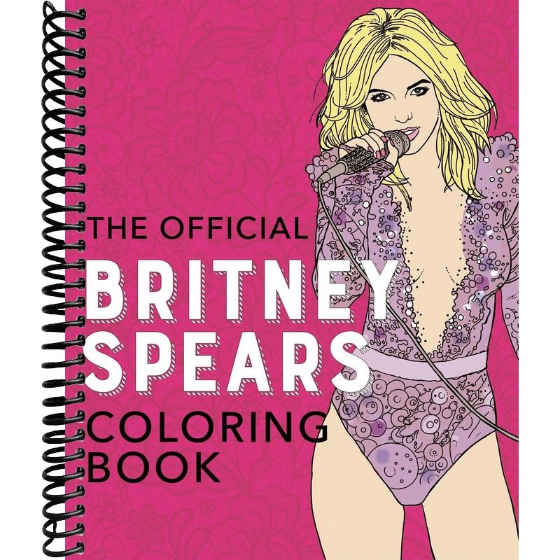 The Official Britney Spears Coloring Book front cover