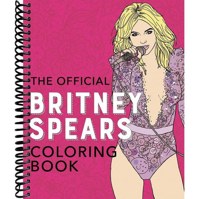 The Official Britney Spears Coloring Book front cover