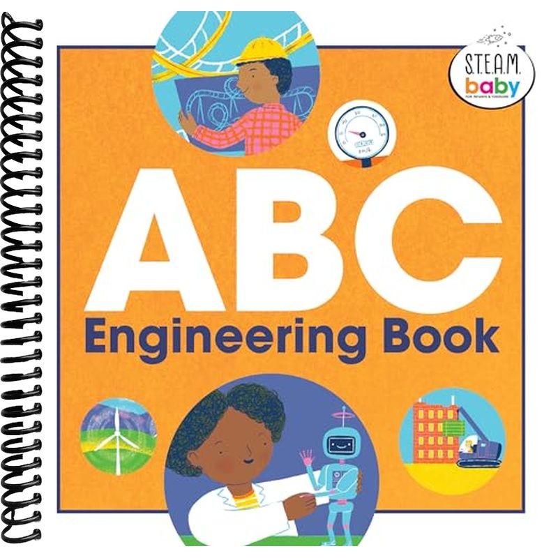 ABC Engineering Book (STEAM Baby for Infants and Toddlers) – Lay it ...