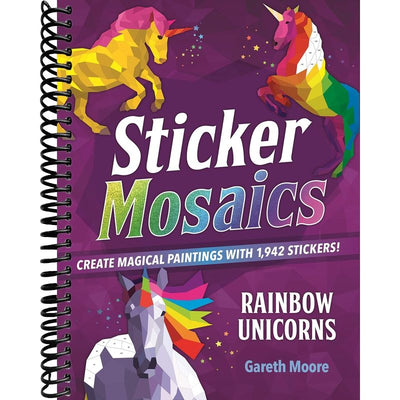 Sticker Mosaics: Exotic Animals: Create Stunning Paintings with 1,252 Stickers! front cover