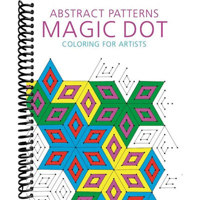 Abstract Patterns: Magic Dot Coloring for Artists (Magic Dot Adult Coloring Series) front cover