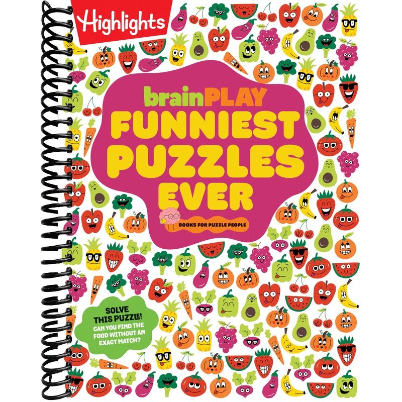 brainPLAY Funniest Puzzles Ever: Over 200 Super Silly Brain Games, Wacky Activities and Hilarious Puzzles, Funny Gift for Kids Ages 7 and Up (brainPLAY Puzzle Books)