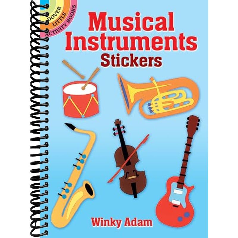 Musical Instruments Stickers (Dover Little Activity Books: Music) – Lay ...