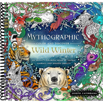 Mythographic Color and Discover: Aviary: An Artist's Coloring Book of Winged Beauties front cover