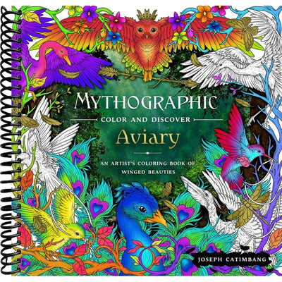 Mythographic Color and Discover: Labyrinth: An Artist’s Coloring Book of Gorgeous Mysteries front cover