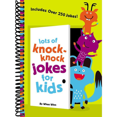 Lots of Knock-Knock Jokes for Kids: A Funny, Laugh Out Loud Busy Book for Children with Over 250 Jokes, Riddles, Tongue Twisters, and Puns front cover