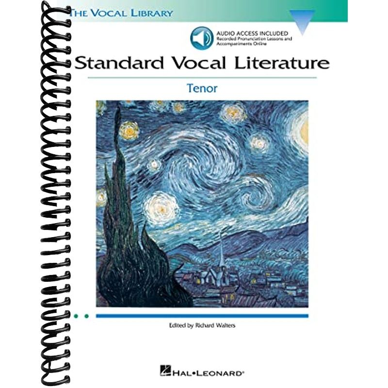 Standard Vocal Literature - Tenor | Classical Vocal Collection with On ...