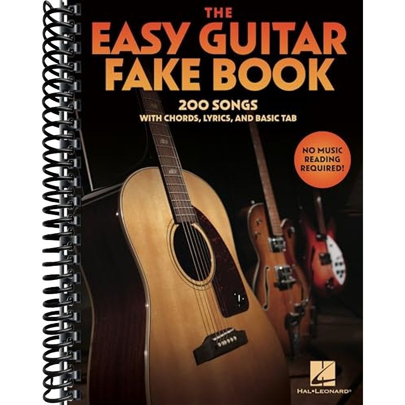 The Easy Guitar Fake Book | Beginner Guitar Songbook with Chords, Lyri ...