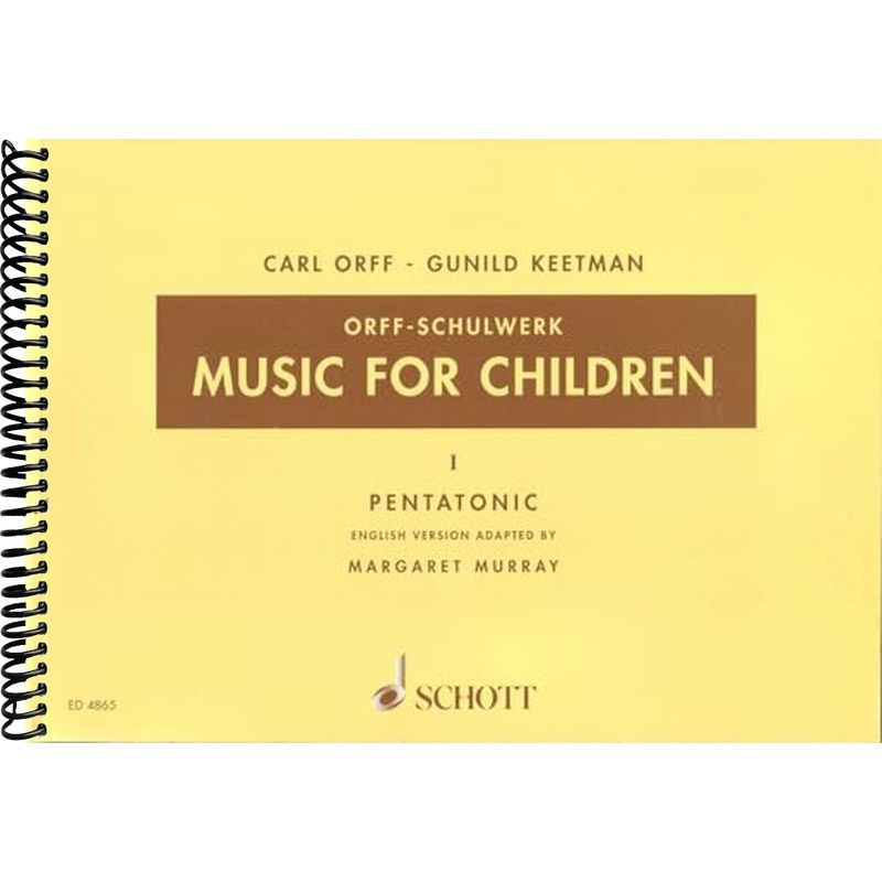 Carl Orff: Music for Children Volume 1 Pentatonic | Orff Schulwerk Son ...