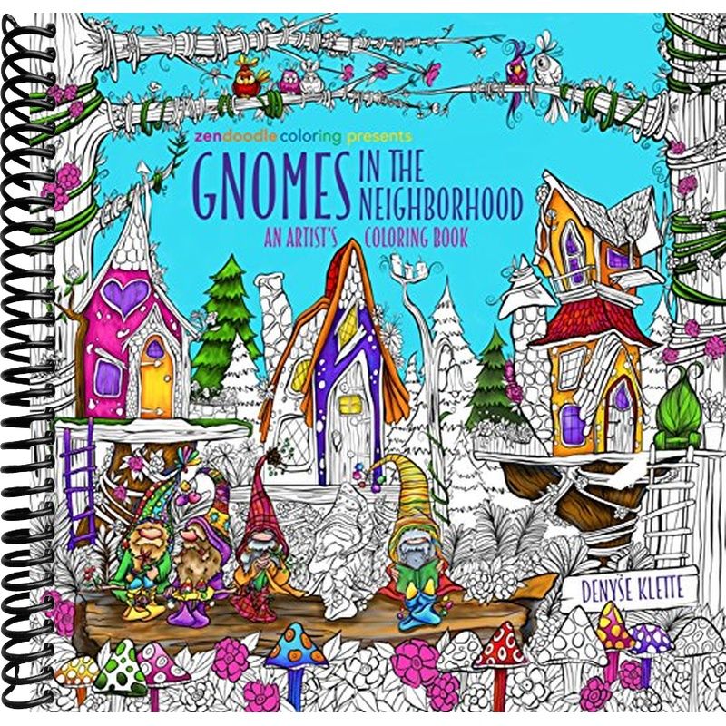 Zendoodle Coloring Presents Gnomes in the Neighborhood: An Artist's Co ...