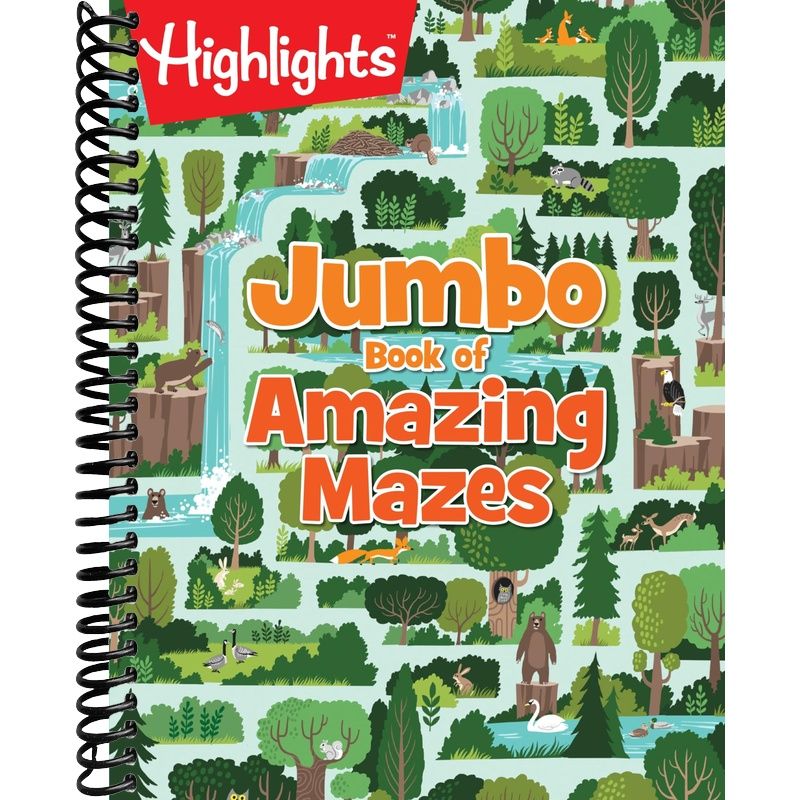 Jumbo Book of Amazing Mazes: Jumbo Activity Book with Over 175 Colorful Mazes for Kids, 256-Page Interactive Maze Book