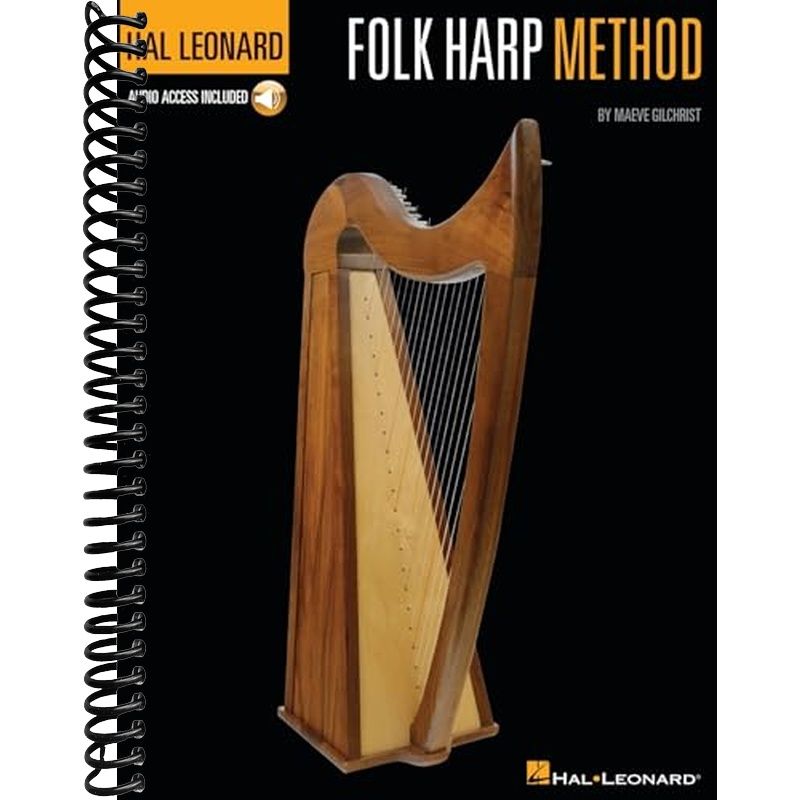 Hal Leonard Folk Harp Method Book by Maeve Gilchrist | Beginner Folk ...