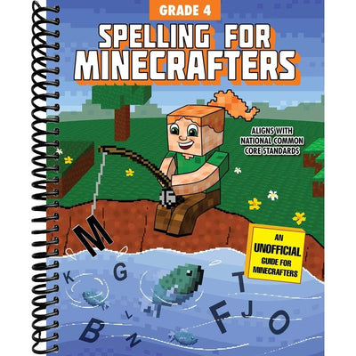 Spelling for Minecrafters: Grade 4 front cover