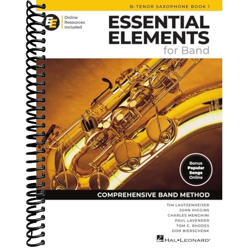 Essential Elements for Band - Bb Tenor Saxophone Book 1 with EEi Onlin ...