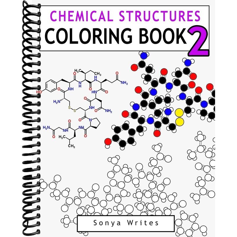 Chemical Structures Coloring Book 2 – Lay it Flat Publishing Group