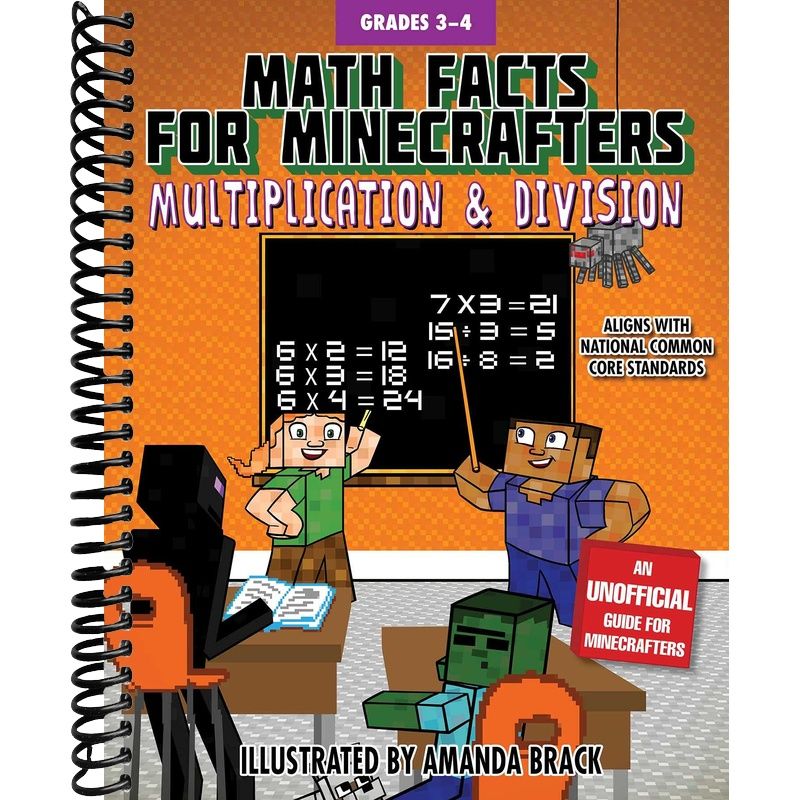 Math Facts for Minecrafters: Multiplication and Division front cover