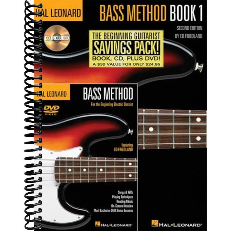 Hal Leonard Bass Method Beginner's Pack: The Beginning Bassist Savings ...
