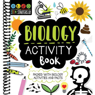 STEM Starters for Kids Biology Activity Book: Packed with Activities and Biology Facts front cover