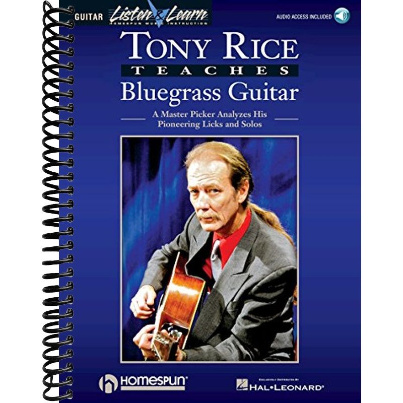 Tony Rice Bluegrass Guitar Songbook | Learn Flatpicking, Licks, and So ...