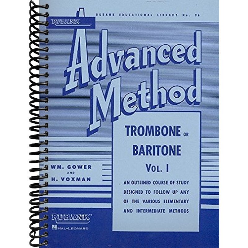 Rubank Advanced Method for Trombone or Baritone, volume 1 – Lay it Flat ...