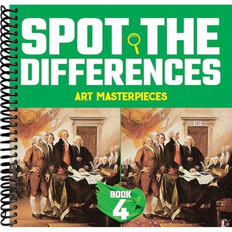 Book 565 Spot the Differences: Art Masterpieces, Book 4 (Dover Kids Activity Bo ...