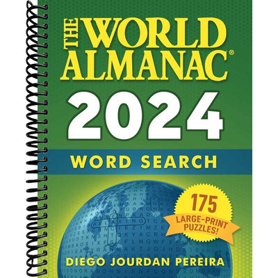 World Almanac 2024 Word Search: 175 Large-Print Puzzles! front cover