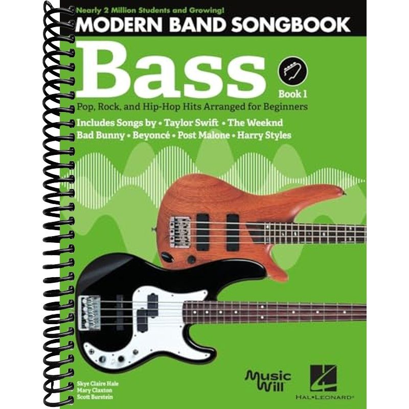 Modern Band Method Bass Songbook 1 | Easy Bass Guitar Sheet Music with ...