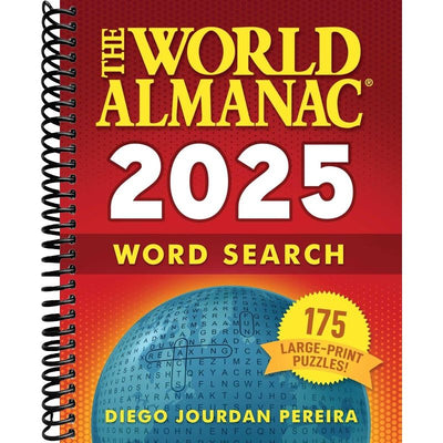 The World Almanac 2025 Word Search: 175 Large-Print Puzzles! front cover