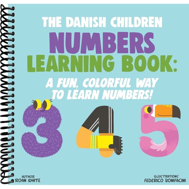The Danish Children Numbers Learning Book: A Fun, Colorful Way to Lear ...