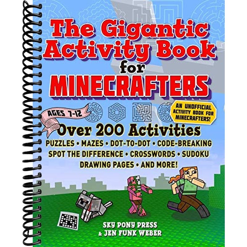 The Gigantic Activity Book for Minecrafters: Over 200 Activities―Puzzl ...