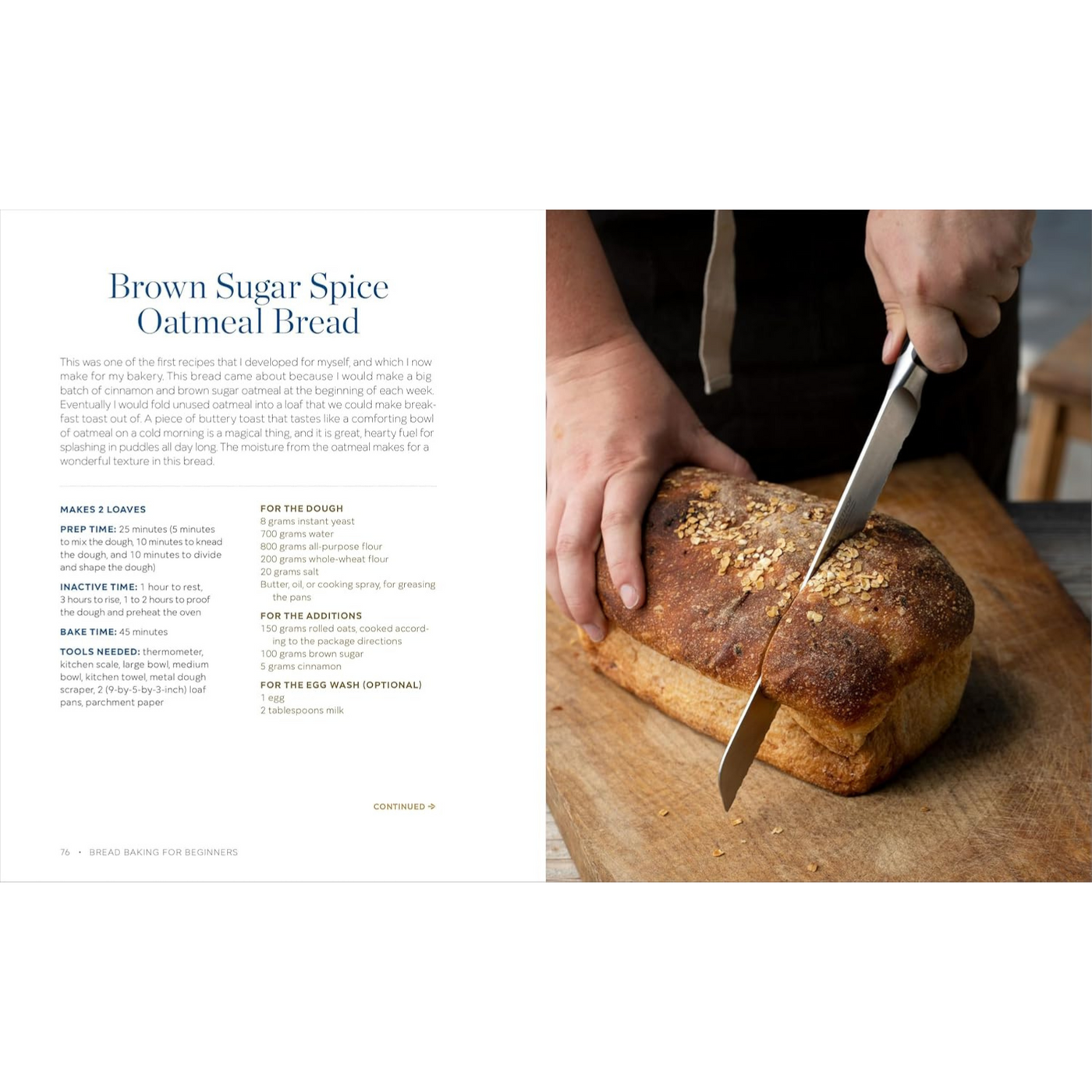 Brown Sugar Spice Oatmeal Bread