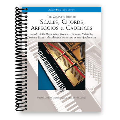 The Complete Book of Scales, Chords, Arpeggios & Cadences (Spiral Bound)