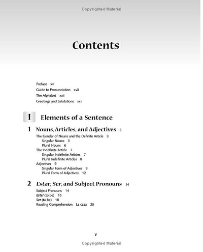 Table of Contents