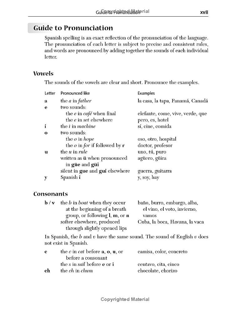 Guide to Pronunciation